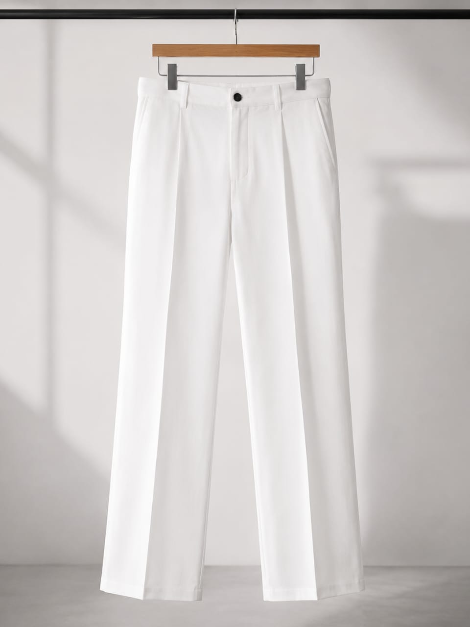 Arctic white Tailored Trousers for men