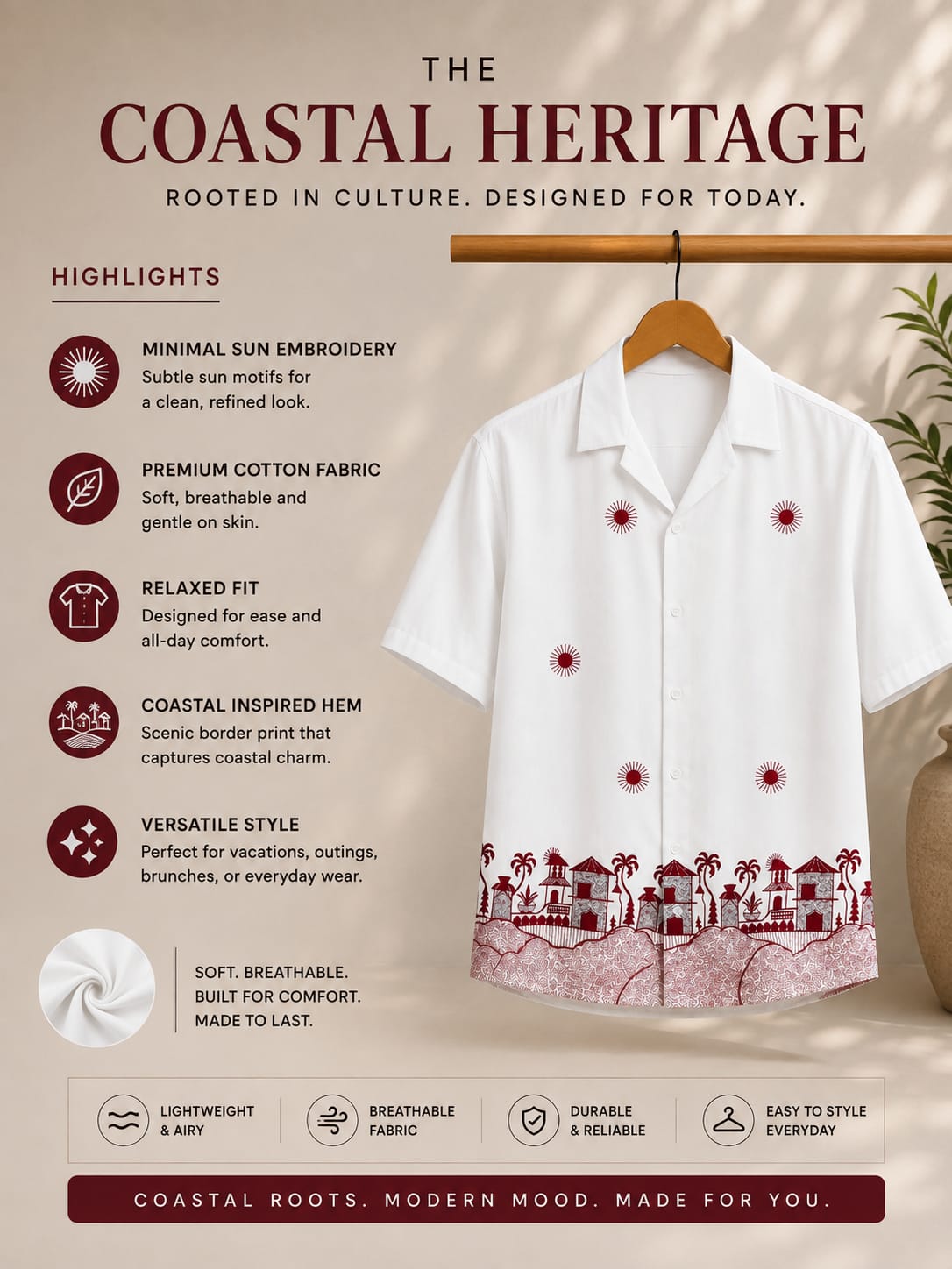 The Coastal Heritage Men's Shirt