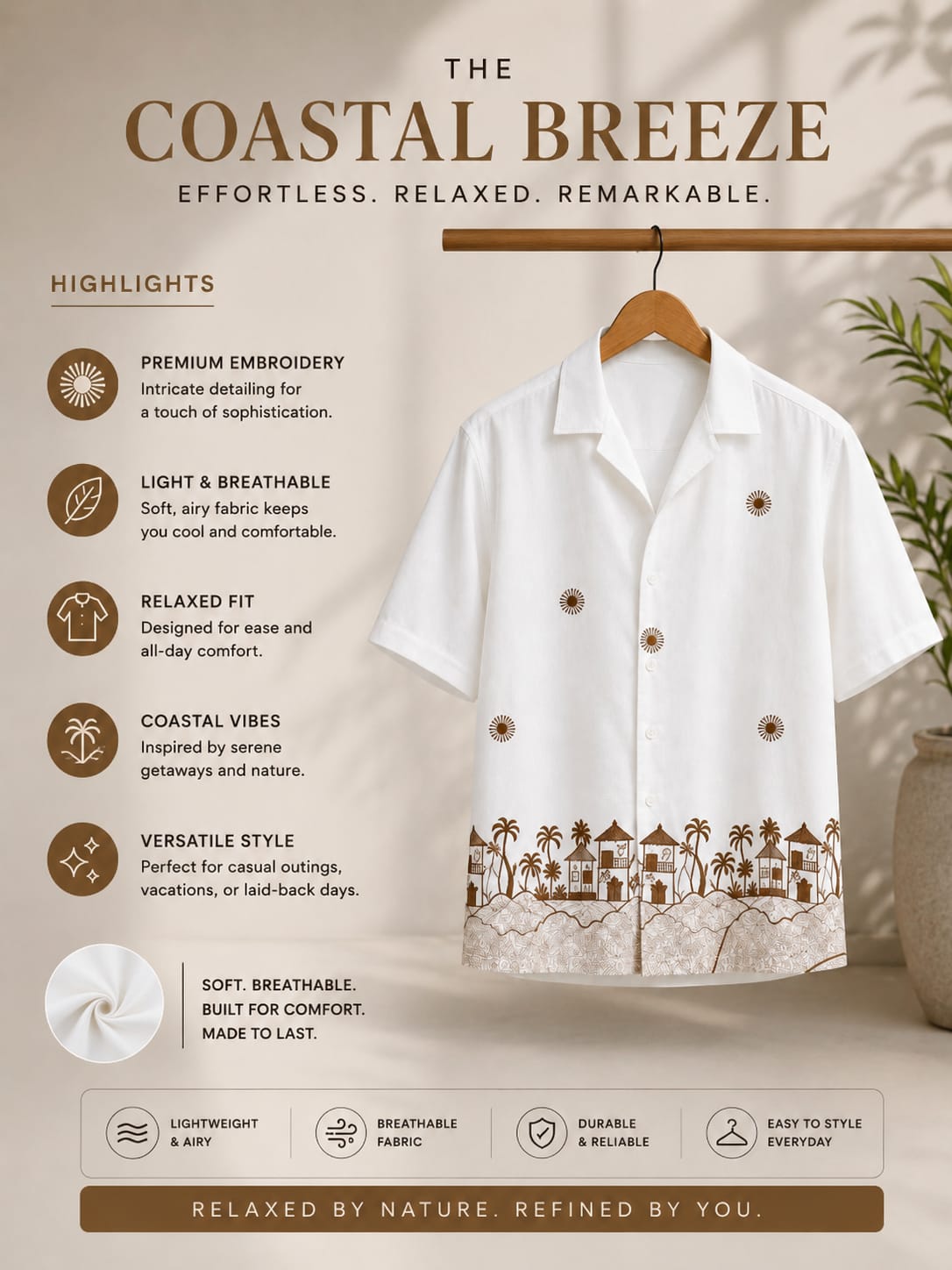 The Coastal Breeze Men's Shirt