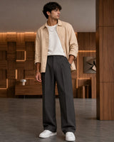Midnight Prestige pleated Trousers