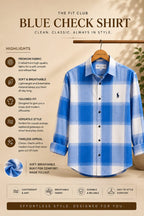 Azure Breeze Check shirt