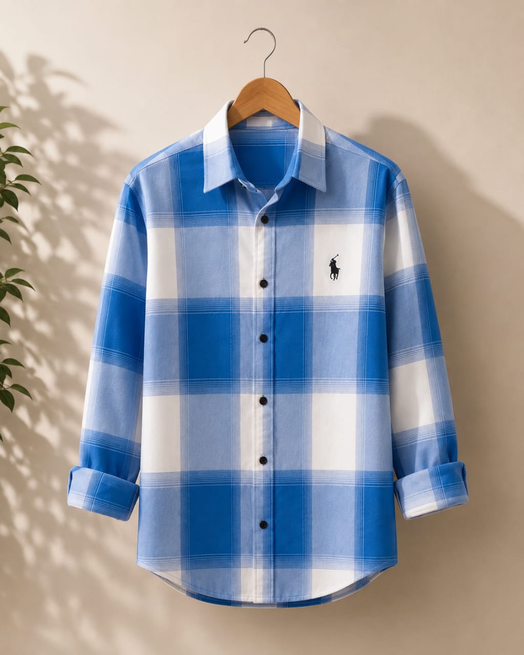 Azure Breeze Check shirt