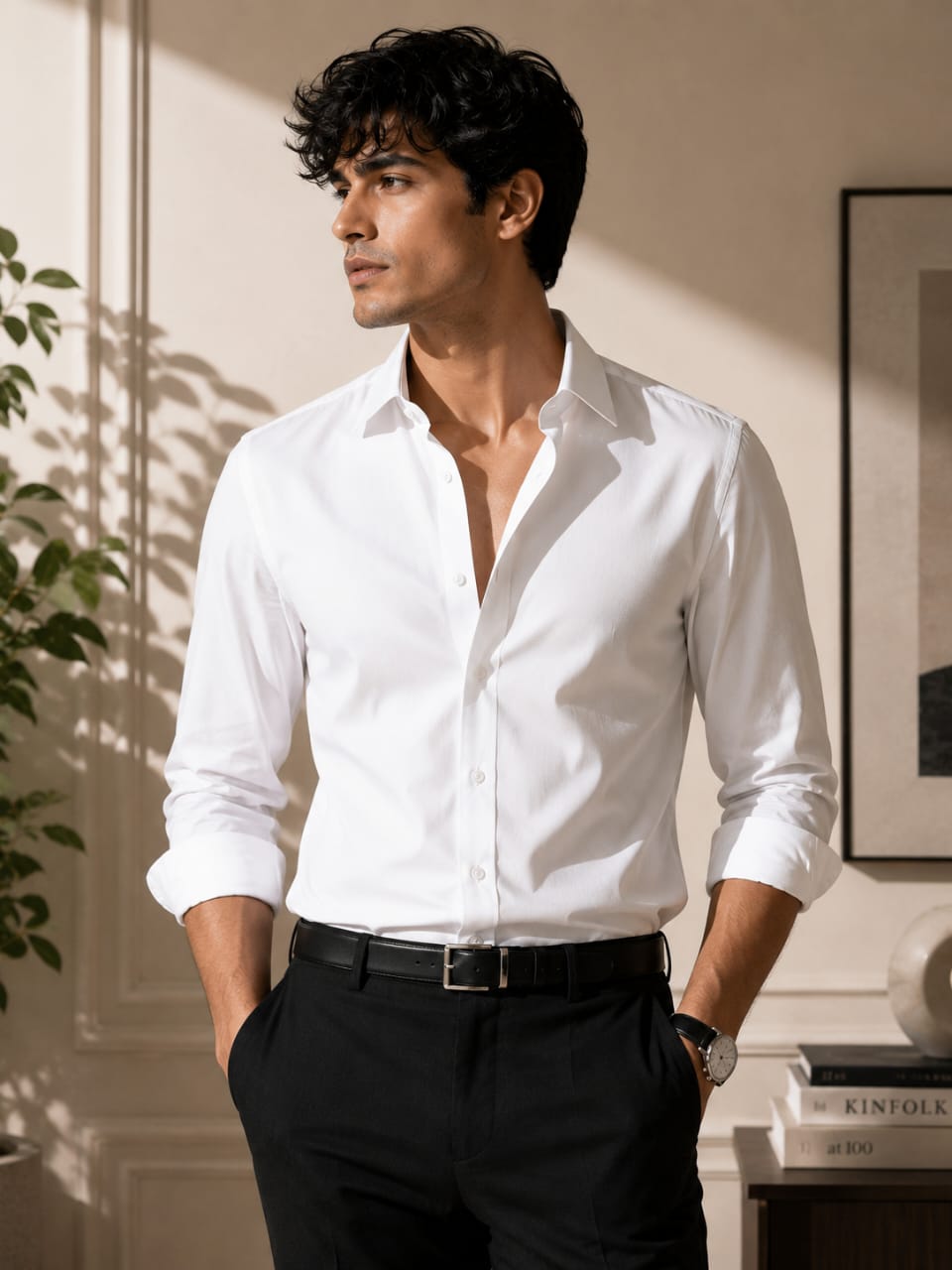 The modern white shirt