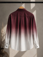 The Burgundy fade men's shirt
